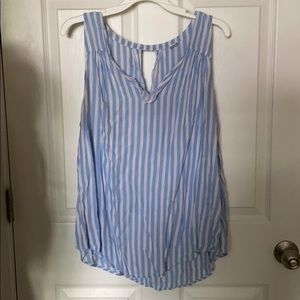 Old Navy Striped Sleeveless Blouse